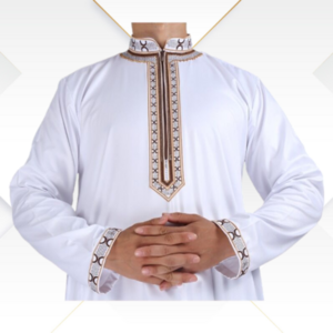 Saudi Style Traditional Arabic Men Long Dress Muslim Islamic Clothing Winter Thobes Mens Saudi