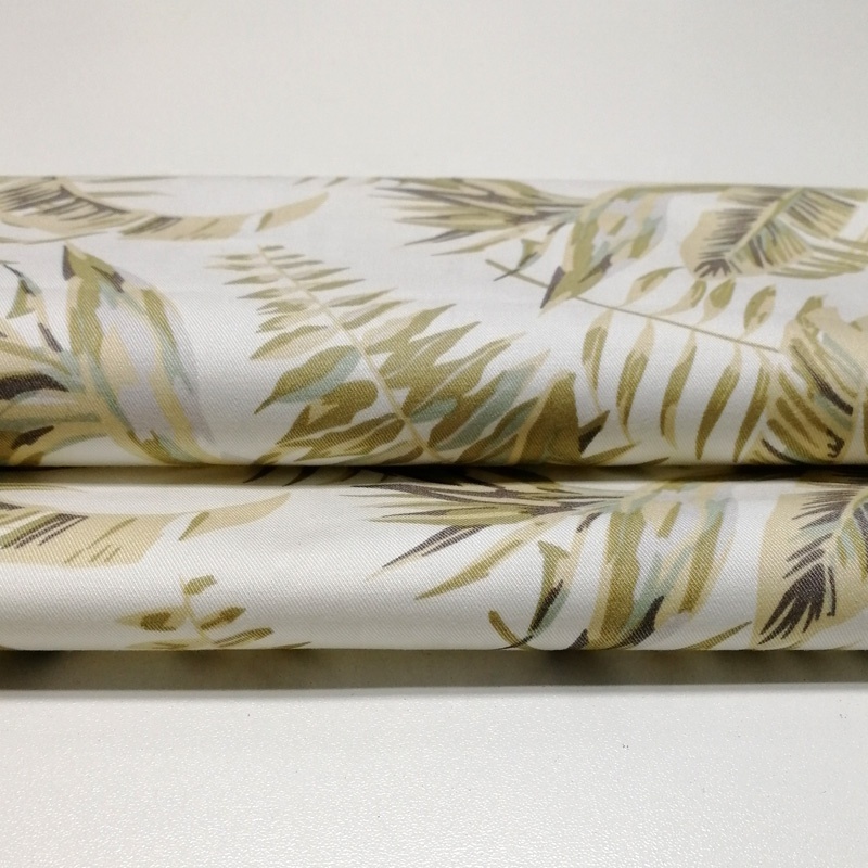 China supplier spring and autumn dress fabric print cotton twill for clothing