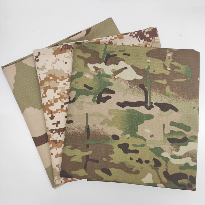 Hot sale uniform fabrics polyester cotton ripstop camouflage desert fabric