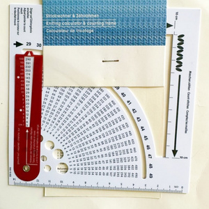 Knitting counter knitting density ruler weaving ruler tool for patchwork clothing ruler