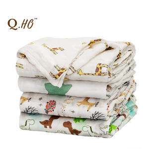 Quality Super Warm Soft Newborn Boys Girls Baby Luxury Organic Bamboo Baby Muslin Swaddle Blanket