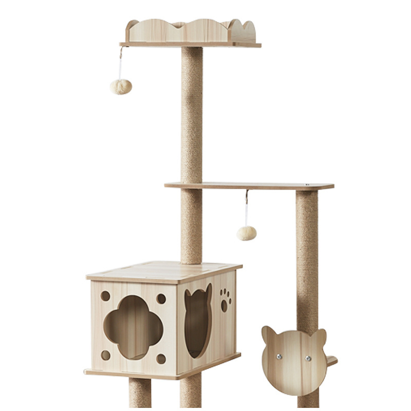 Simple Luxury Cat Tree House Cat Scratch Post Simple Cat Tree