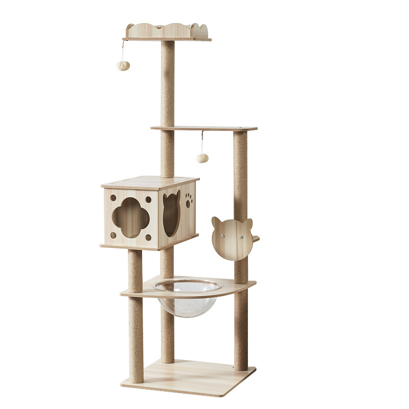 Simple Luxury Cat Tree House Cat Scratch Post Simple Cat Tree