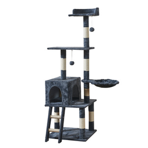 Hot selling luxury cheap cat exercise furniture cat tree house