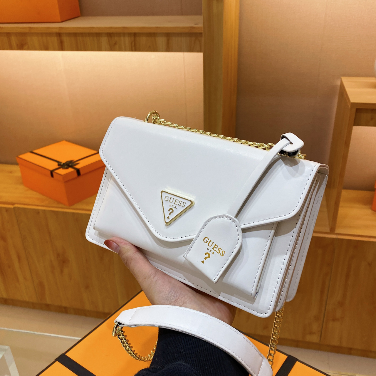 High Quality Women's New Trend Korean Version Bag Fashion Women's Chain Bag Single Shoulder Crossbody Bag