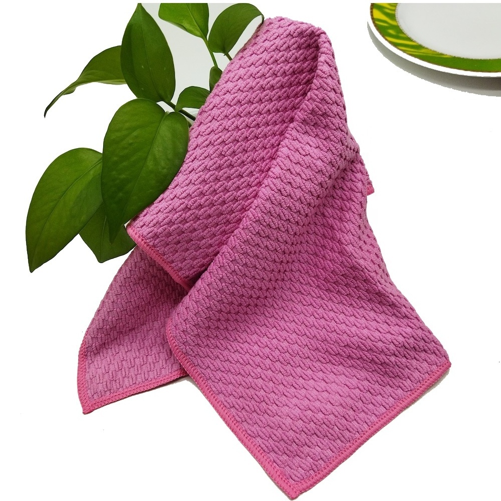 Reusable Kitchen Cleaning  Cloth  Microfiber Pearl dust Cloth Household Kitchen Towel