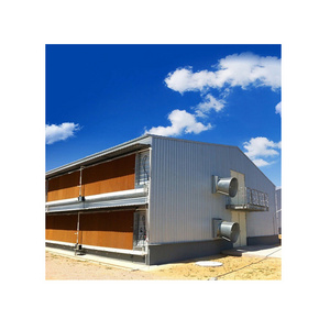 low Price Commercial Prefabricated Buildings Steel Structure Shed Poultry House  Layer Chicken House