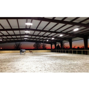 Prefab Engineering Riding Sport Buildings free Design Steel Structure innerdoor Shed Horse Arena