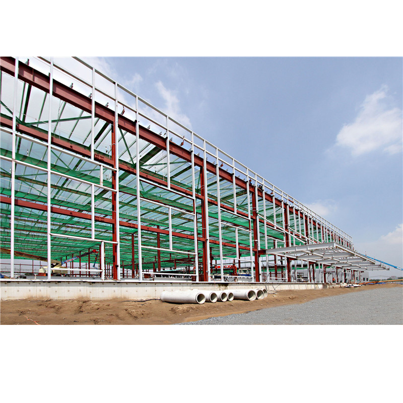 China Factory Price Prefabricated steel building  prefabricated factory plant light gauge steel structure