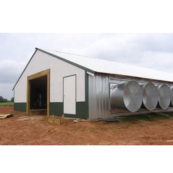 Cheap Construction Steel Structure Shed Poultry Farm Chicken House For Sale Commercial Egg Chicken House Design For Layers