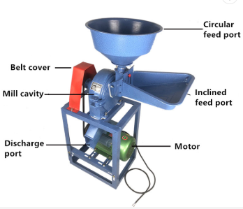 Small scale corn grits grind mill making machine