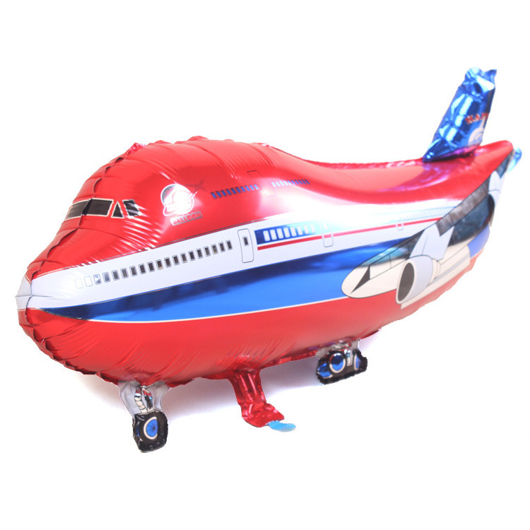 Manufactory Hot Style Balloon Plane Children's Flying Toy Helium Aircraft Aluminum Film Wholesale Air Foil Balloons For Sale