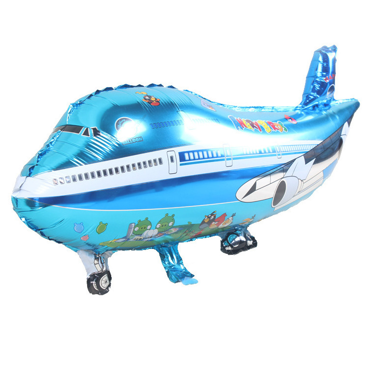 Manufactory Hot Style Balloon Plane Children's Flying Toy Helium Aircraft Aluminum Film Wholesale Air Foil Balloons For Sale