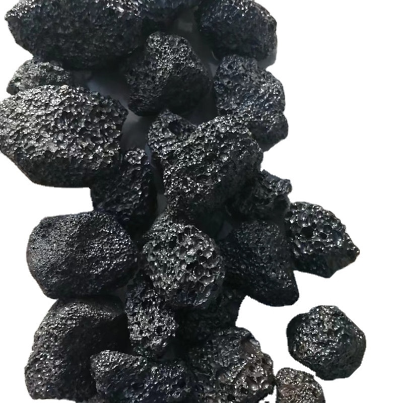 high quality  black lava rock volcanic grain horticulture basalt rock