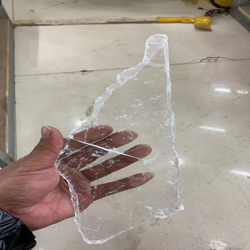 Rough natural clear selenite stone cheap selenite crystal slab rock stone for sale