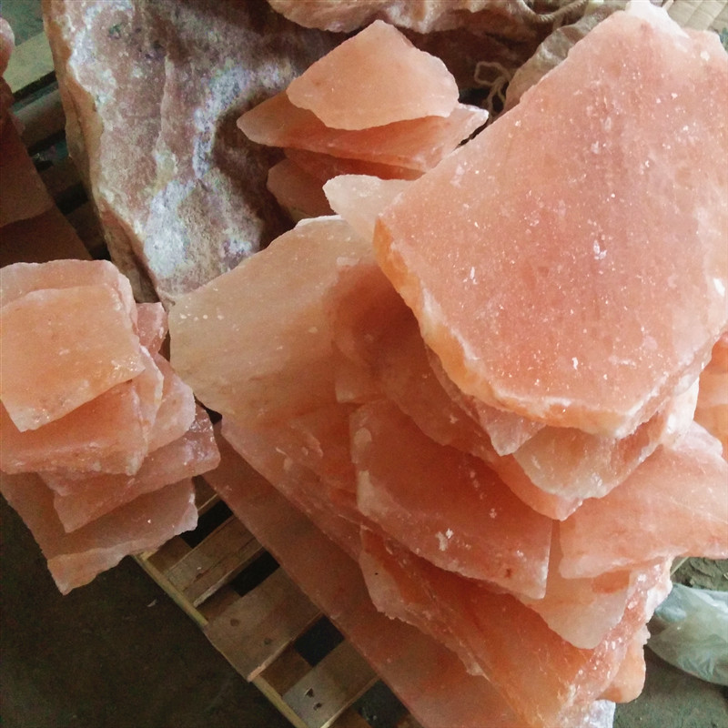 Himalayan Salt irregular Shape plate Square Plate  Salt  Bricks Natural Salt Tiles