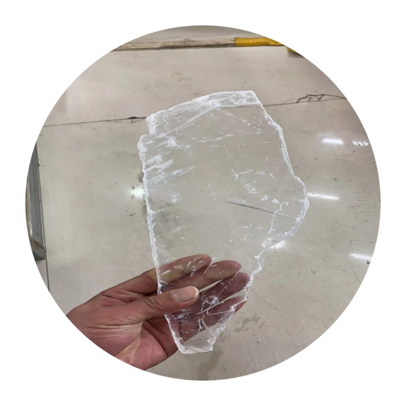 Rough natural clear selenite stone cheap selenite crystal slab rock stone for sale