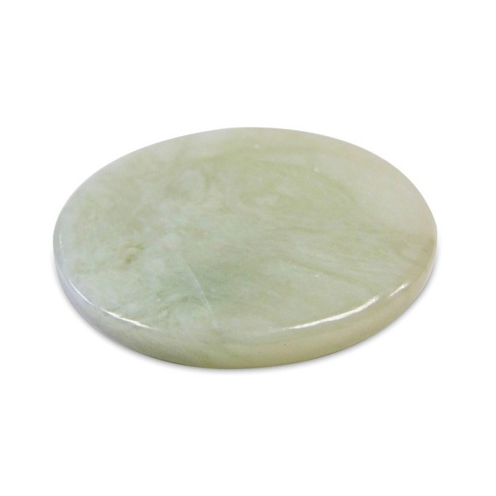 beautiful color natural material massage jade stone