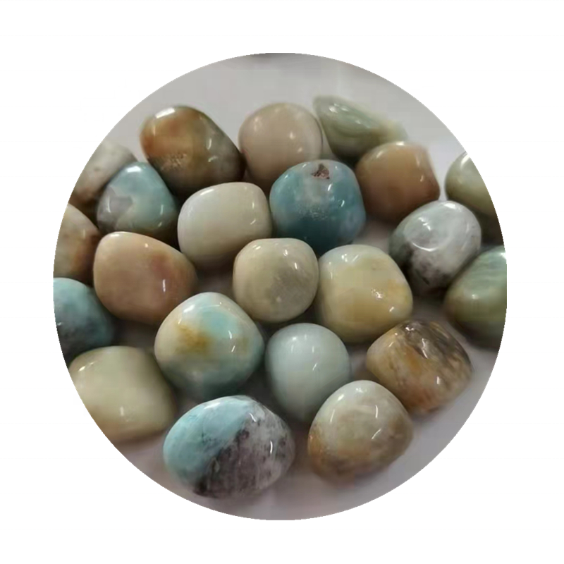 semi-precious stone crafts crystal tumble stones polished mixed tumble stone for gift