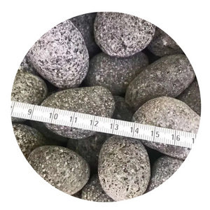 Tumbled Rolled Black Lava Stone Pebbles For Fire Pit