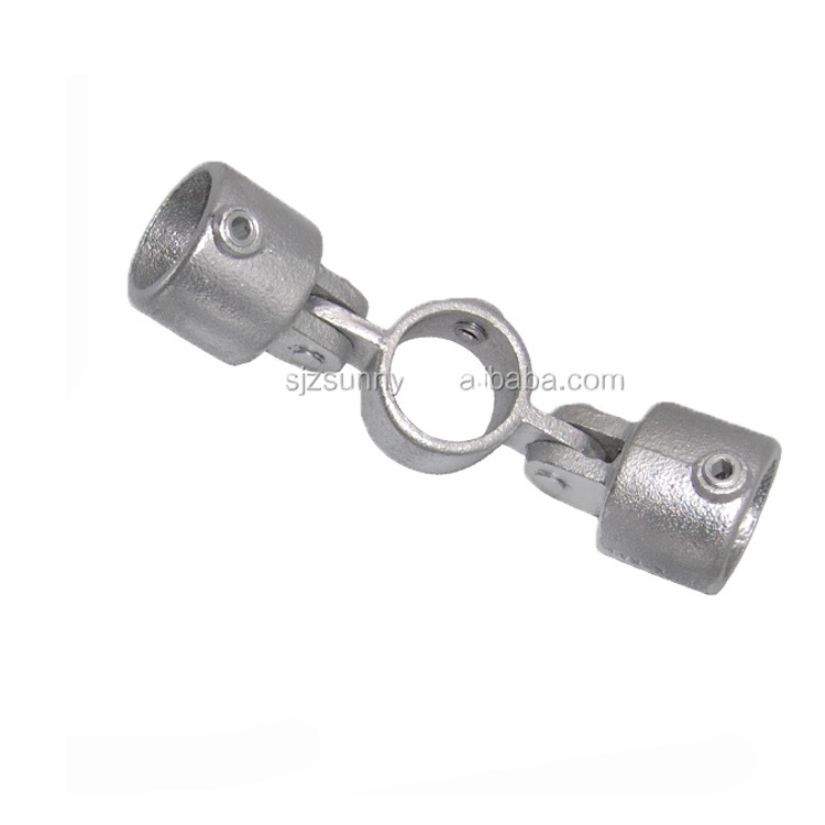 Customized Malleable Iron Pipe Accessories, Stainless Steel Key Tube Quick Clamp Sleeve