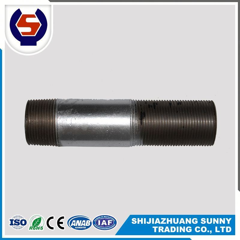 Custom Stainless Steel Brass Male Thread Hex Straight Connector Hose Nipple Pipe Fitting Connector