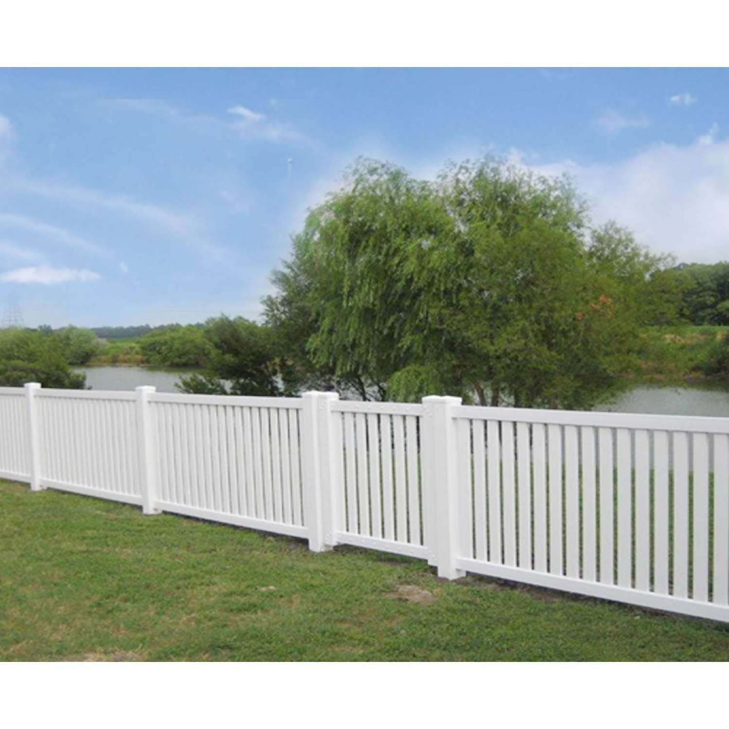 Promotional Wholesale Strong Frame Pvc Plastic Customizable Horse Railing Fence Three Railings Fence