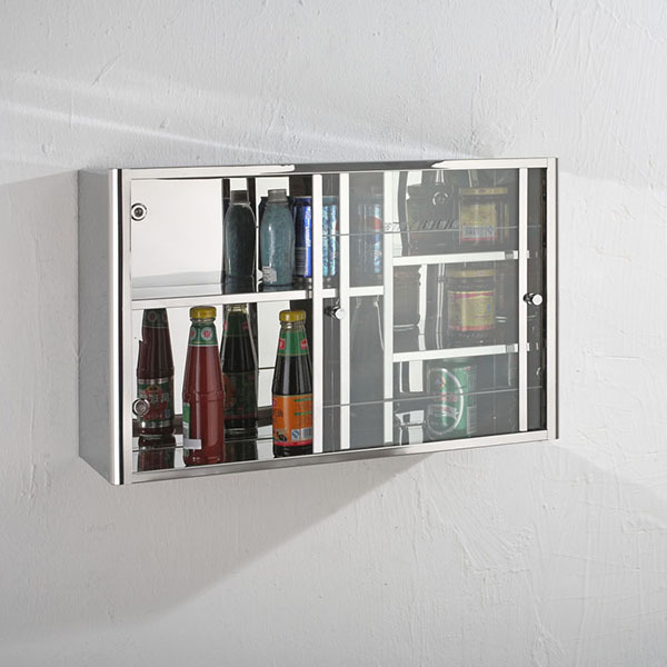 Pantry Organizer Display Kitchen Cabinets With Glass Door Lock