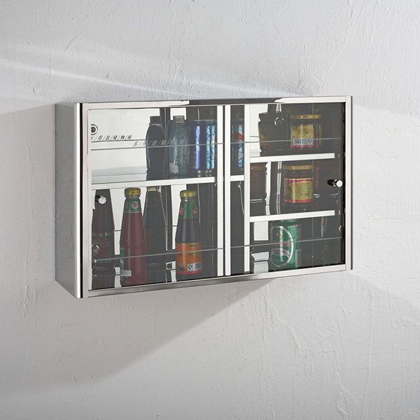 Pantry Organizer Display Kitchen Cabinets With Glass Door Lock