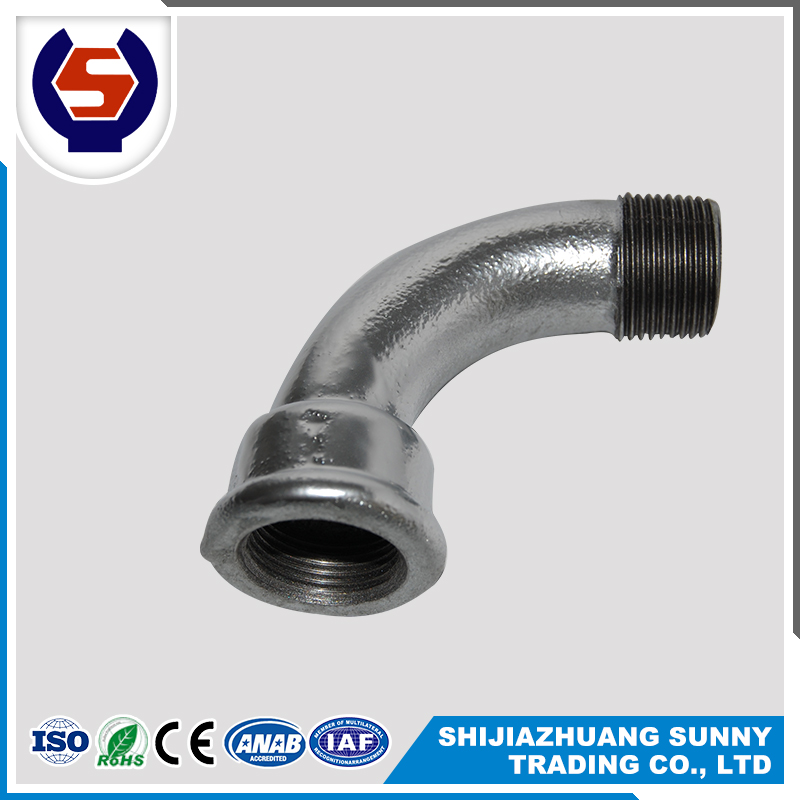 Stainless Steel Galvanized Steel Pipe Fittings Malleable Plated Coupling Conduit Clamp