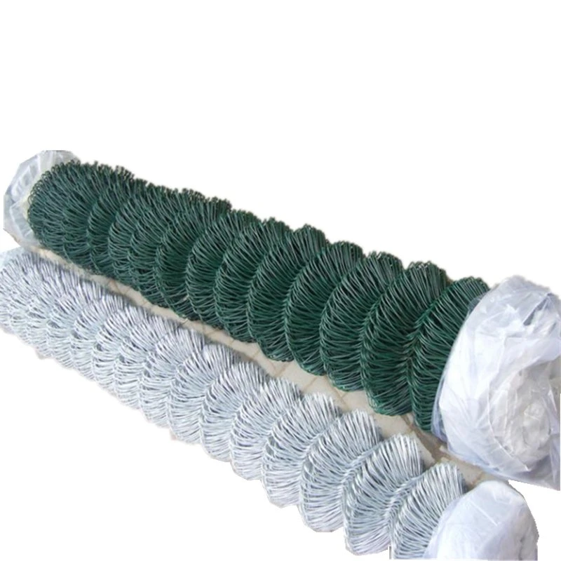 6ft 8ft 15m Roll plastic coated galvanized chain link fence wire mesh diamond cyclone wire fencing roll