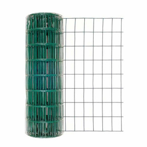 PVC Coated Galvanized Steel Electrowelded Wire Mesh Fence Panel with Square Hole Shape Iron Welded Wire Mesh