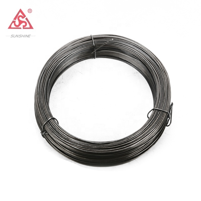 Q195 Q235 low carbon steel BWG16 18 soft black annealed steel wire binding wire tie wire 10kg per roll