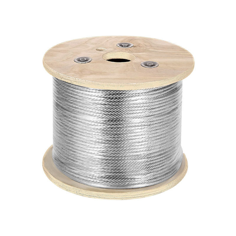 3/16'' 7x7 6X19 6x32FC pvc coated galvanized steel wire rope for peru market