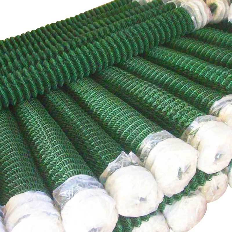 6ft 8ft 15m Roll plastic coated galvanized chain link fence wire mesh diamond cyclone wire fencing roll