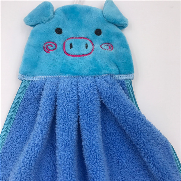 Lovely Hand Towels for Kids Strong Absorbent Soft kitchen Hanging Wipe Towels