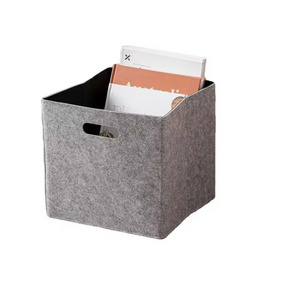 high quality durable folding recyclable heavy duty big capacity non woven wool felt fabric householder shoes organizer storage