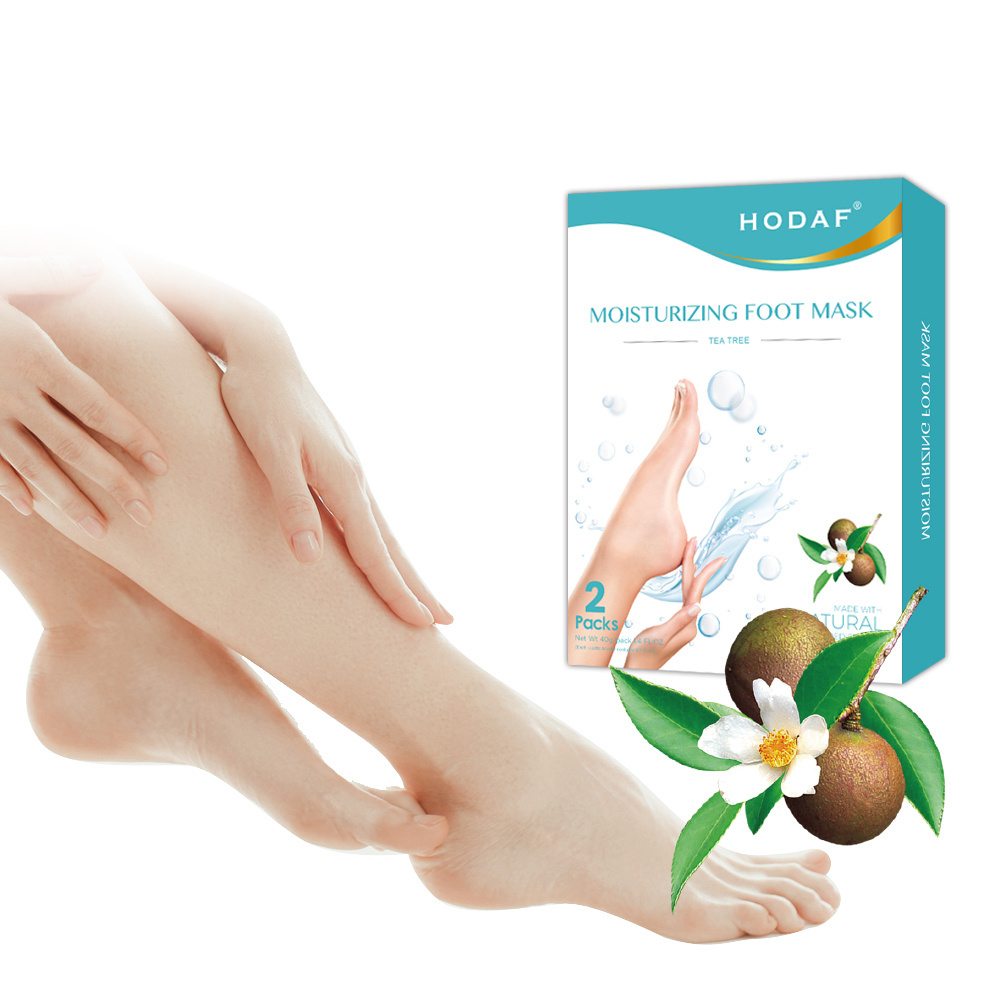 Milky Whiten Spa Foot Mask Smooth Soften After Exfoliation for Feet Care Spa Aloe Vera Foot Mask