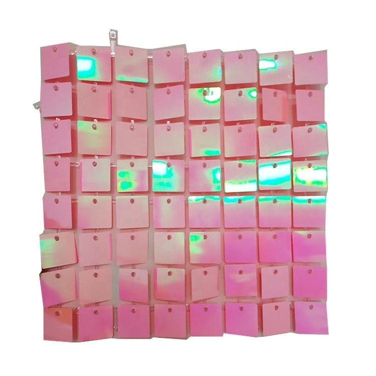 Grating grid back panel wedding backdrop decoration sequin panel shimmer wall