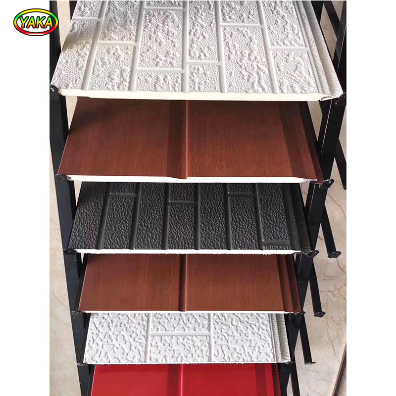 Outdoor use Pu core sandwich panels insulation metal foam wall tiles exterior wall board