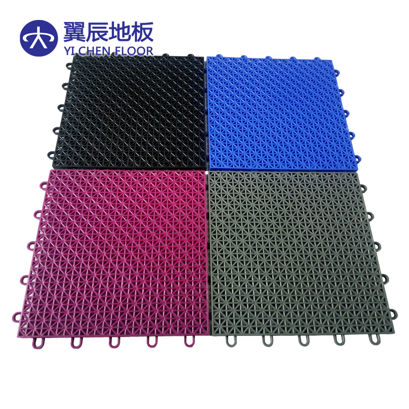 Indoor hockey court inline floor tiles portable roller skating rink flooring