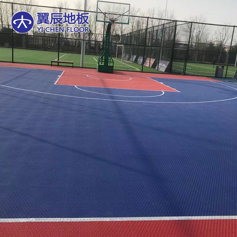 20x20 feet backyard basketball court surfaces with Jordan logo