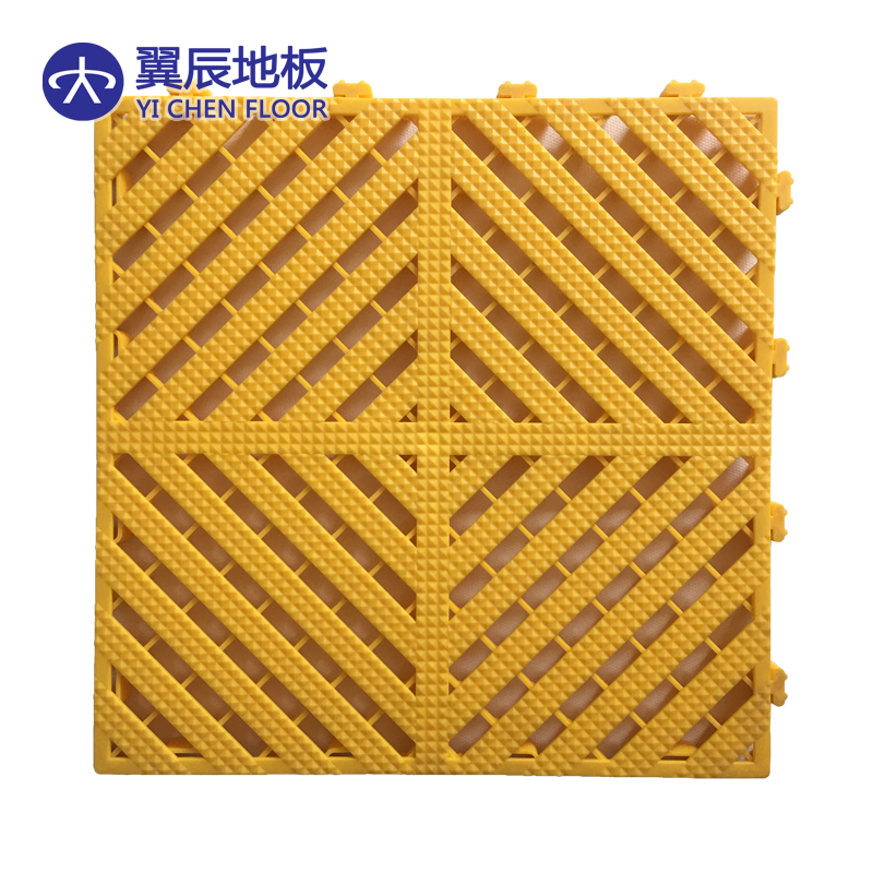 PP interlocking mat Anti slip interlocking drainage garage floor tiles plastic floor car washing floor