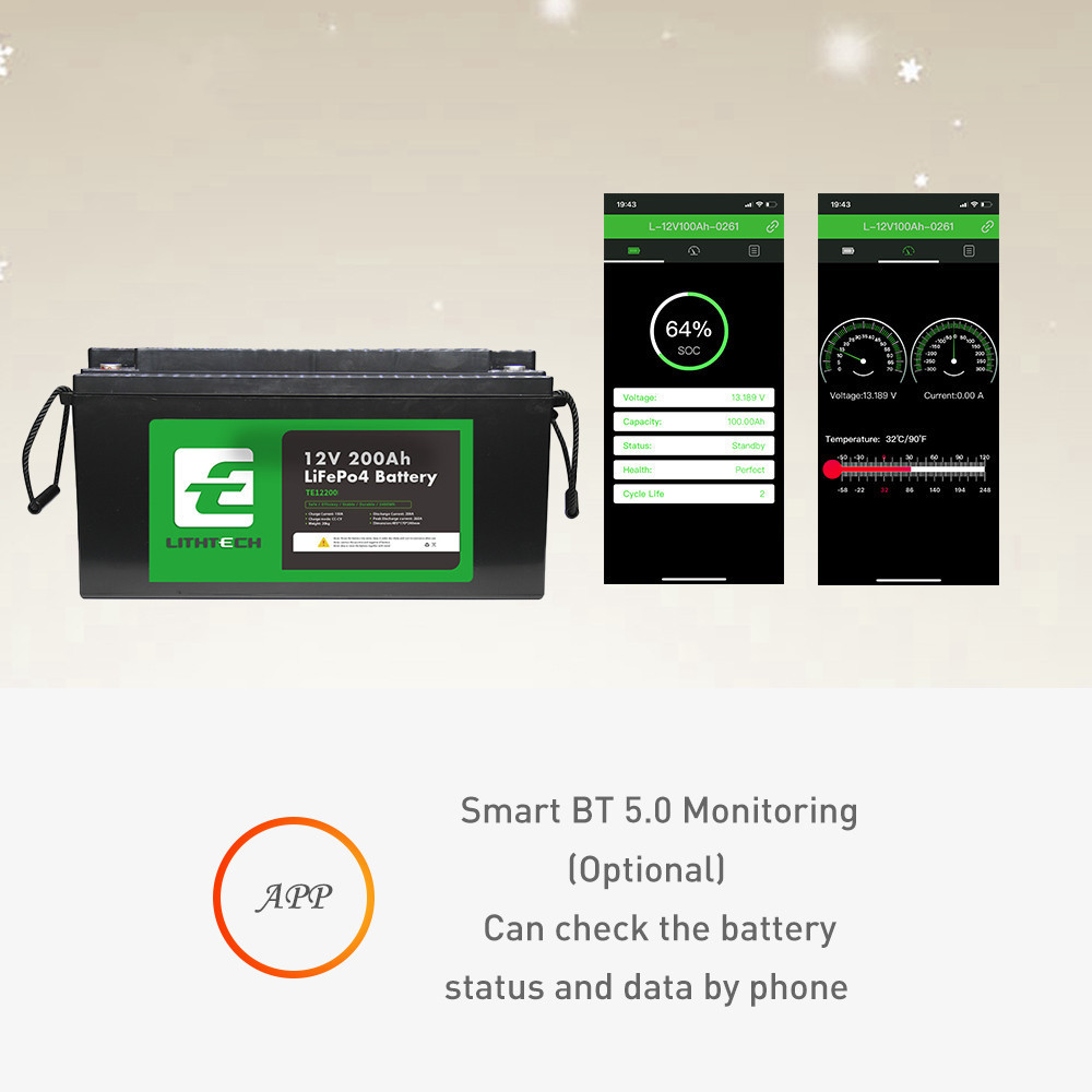 Lithtech LiFePO4 24v100Ah Lithium Ion surplus farm tractor electric auto batteries solar lithium Battery