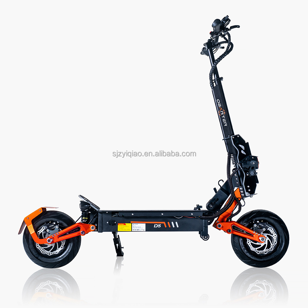 Popular US EU Stock D5 super stable electric scooter 5000w dual motor two wheel folding electric scooter for adults