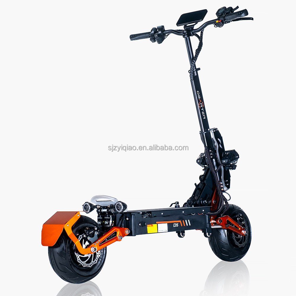 Popular US EU Stock D5 super stable electric scooter 5000w dual motor two wheel folding electric scooter for adults