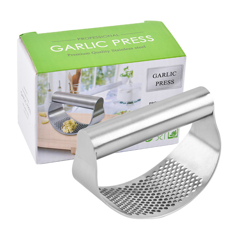 hot sale stainless steel manual garlic press kitchen gadgets garlic ginger mincer crusher squeezer