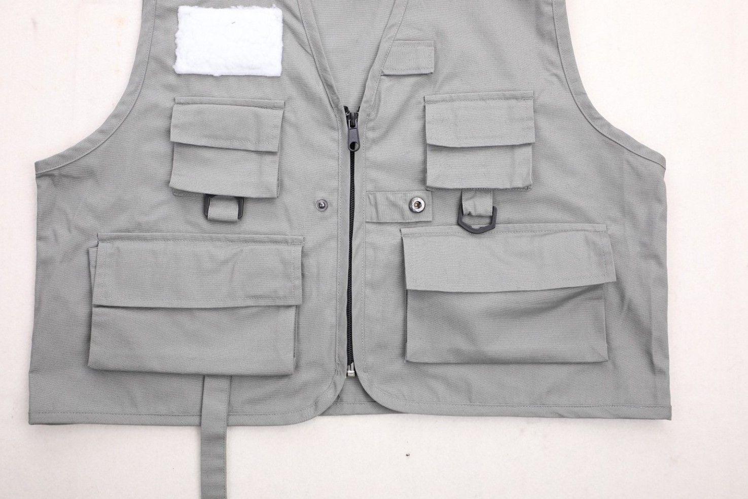 customize men's vests waistcoats election safety custom logo multi-pocket fishing vest