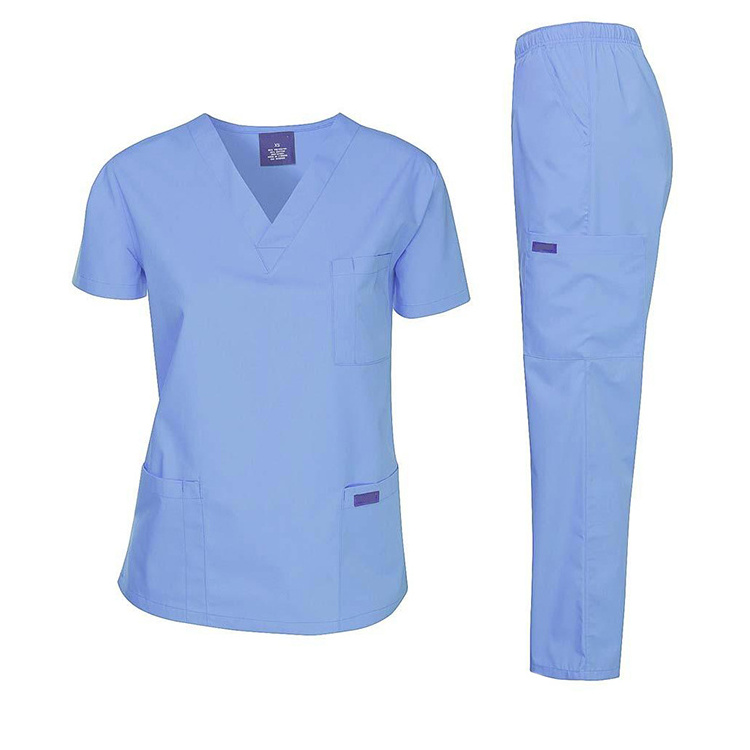 Wholesale OEM Hospital Uniform Nursing Medical Scrubs