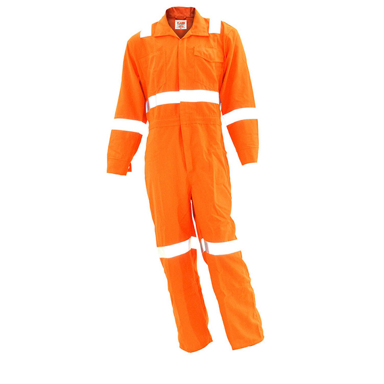 Wholesale Mechanic Worker Jumpsuit Fire Resistance One Piece Overalls Work Clothes for fireman